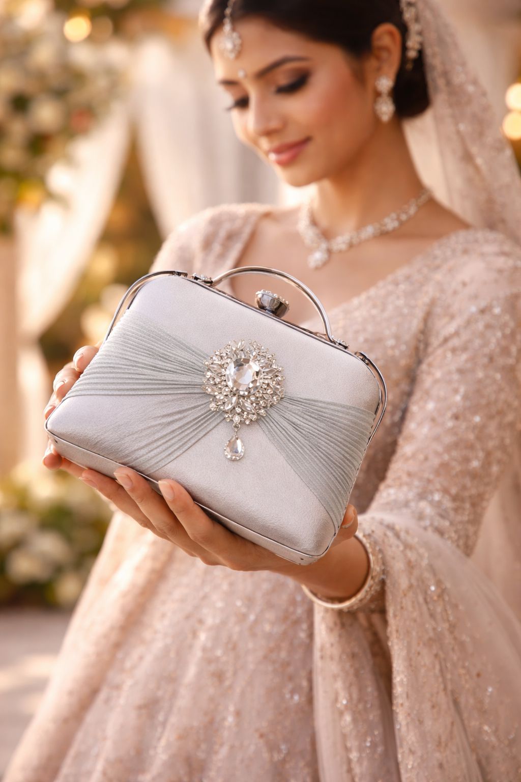 Ivory Grace Clutch